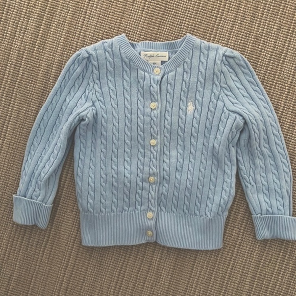 Ralph Lauren Baby Cable-Knit Cotton Cardigan 18 months